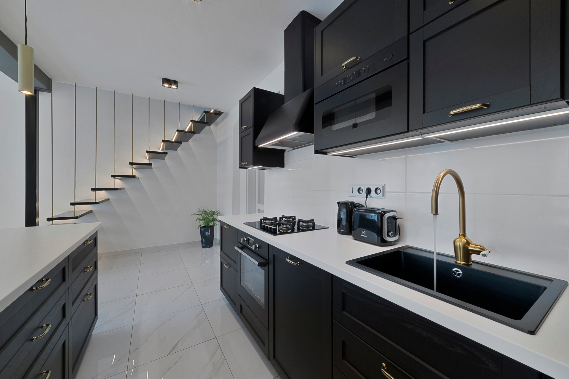 Plně vybavená kuchyň v apartmánu Karlovy Vary